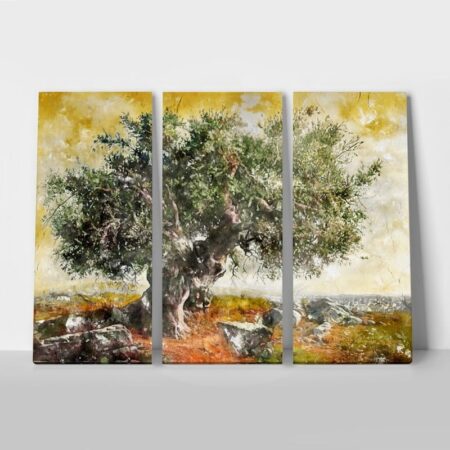 Τρίπτυχος Πινακας OLIVE TREE PAINTING - Υπαιθρος Sticky 1