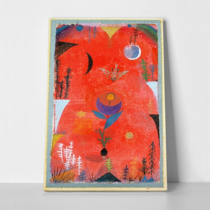 Πίνακας σε καμβά PAUL KLEE - FLOWER MYTH