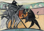 Πίνακας σε καμβά PICASSO - BULLFIGHT
