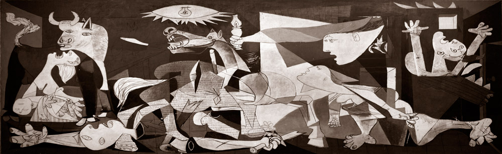 OUTLET Πίνακας σε καμβά PICASSO - GUERNICA 180cm x 80cm