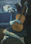 Πίνακας σε καμβά PICASSO - OLD GUITARIST