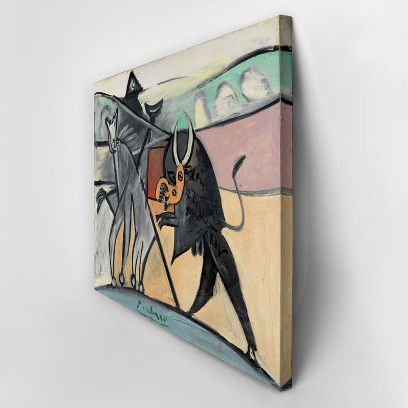 Πίνακας σε καμβά PICASSO - BULLFIGHT
