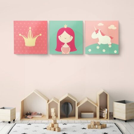 Σετ παιδικοί πίνακες PRINCESS SET - Παιδικοι και set