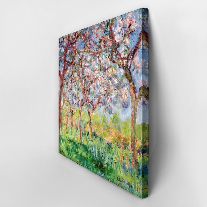 Τετράγωνος Πίνακας MONET - PRINTEMPS A GIVERNY