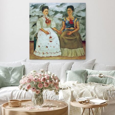 Πίνακας σε καμβά TWO FRIDA ASSET - Frida Kahlo