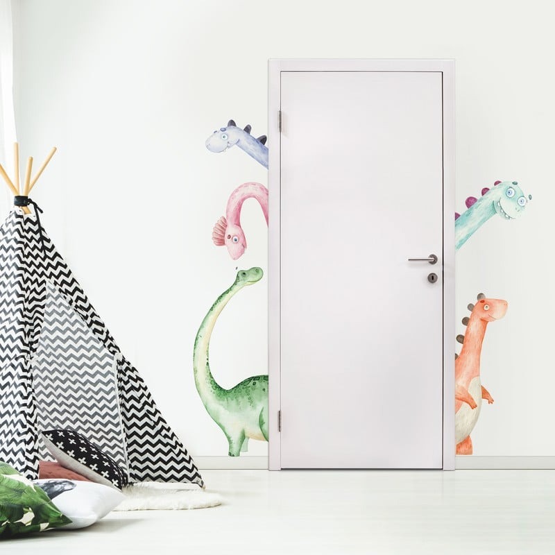Αυτοκόλλητο τοίχου DINO DOOR