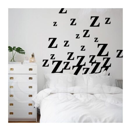 Αυτοκόλλητο τοίχου Zzz - Φράσεις και Γράμματα