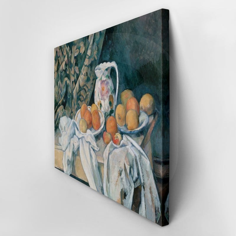 Πίνακας PAUL CEZANNE - STILL LIFE WITH A CURTAIN