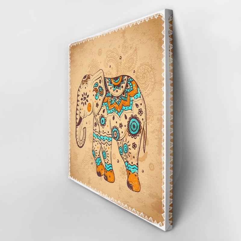 Πίνακας Τετράγωνος ETHNIC ELEPHANT