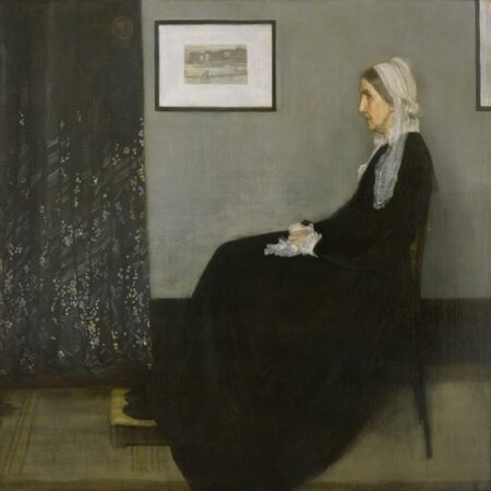 Πίνακας Τετράγωνος JAMES MCNEILL - WHISTLERS MOTHER - Αλλοι ζωγραφοι Sticky 3
