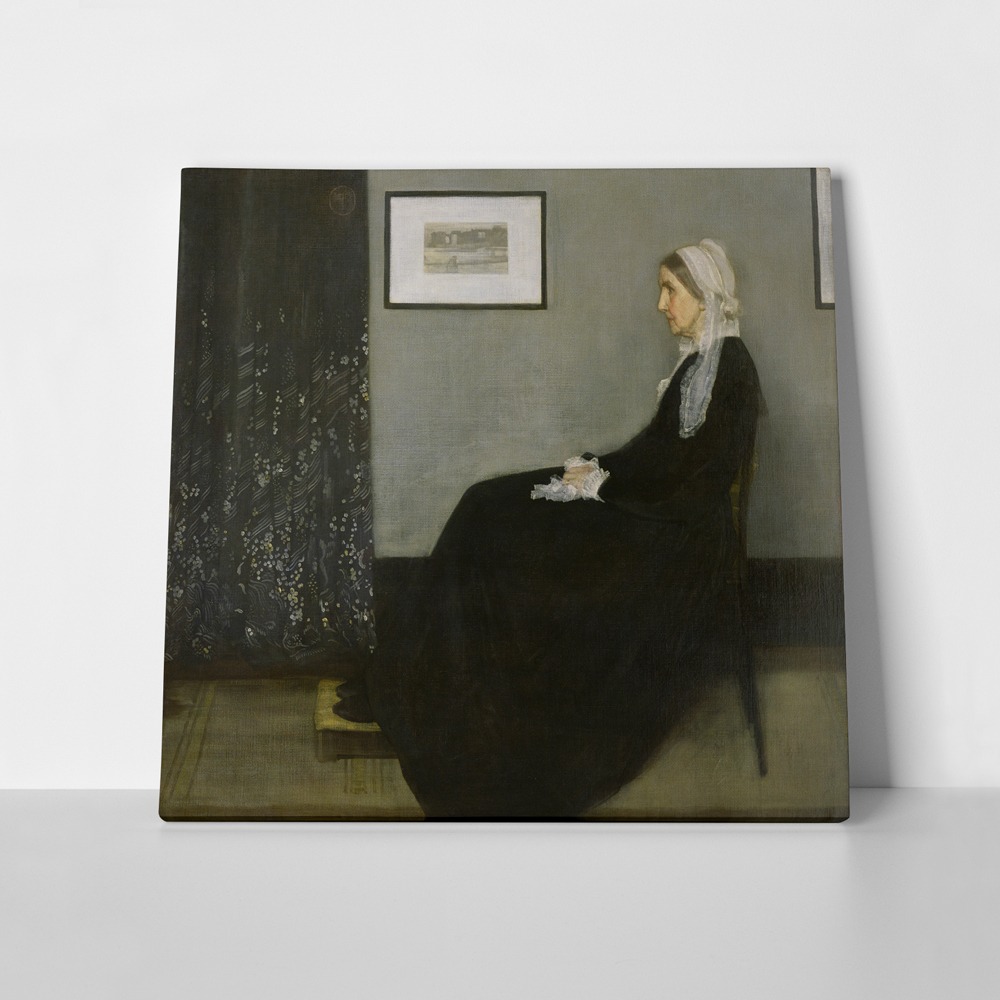 Πίνακας Τετράγωνος JAMES MCNEILL - WHISTLERS MOTHER