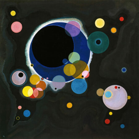 Πίνακας σε καμβά KANDINSKY - SEVERAL CIRCLES - Wassily Kandinsky Sticky 7