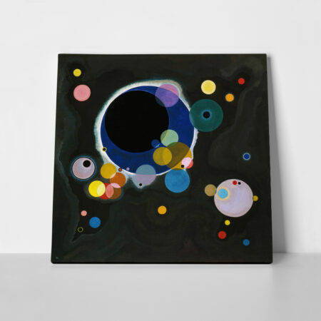 Πίνακας σε καμβά KANDINSKY - SEVERAL CIRCLES - Wassily Kandinsky Sticky 2