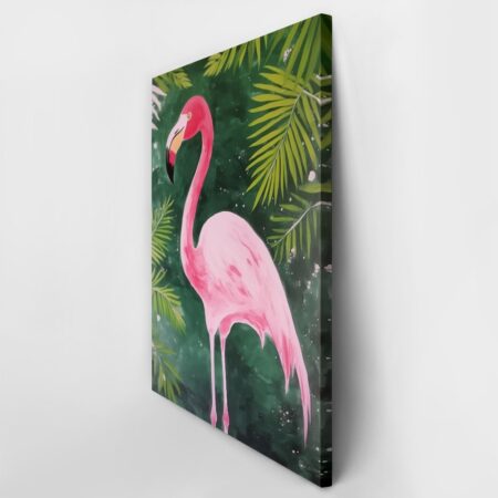 Πινακας σε καμβά WATERCOLOR FLAMINGO - Πουλια Sticky 3