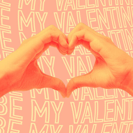 Πινακας σε καμβά BE MY VALENTINE - Αγαπη - Ερωτας Sticky 5
