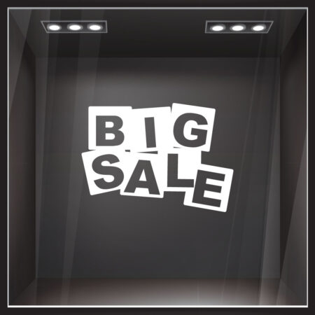 Αυτοκολλητο Εκπτωσεων BIG SALE - Αυτοκόλλητα εκπτώσεων Sticky 1