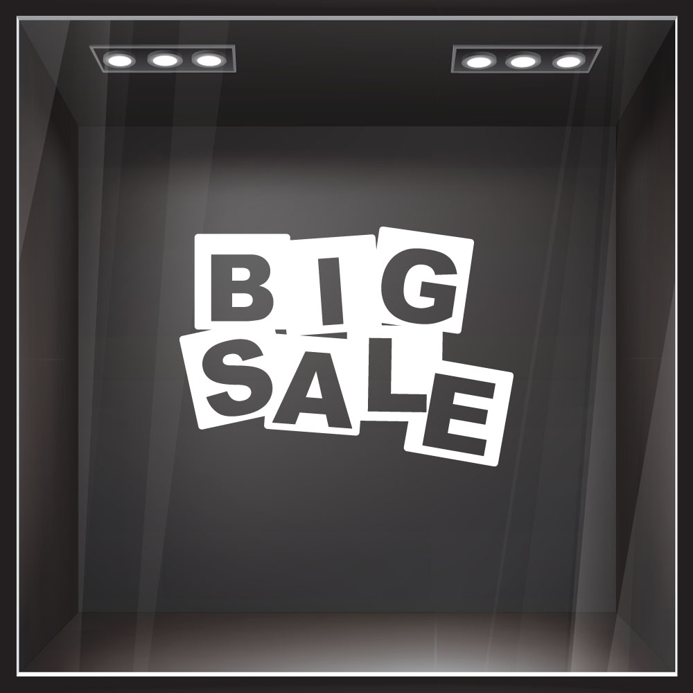 Αυτοκολλητο Εκπτωσεων BIG SALE