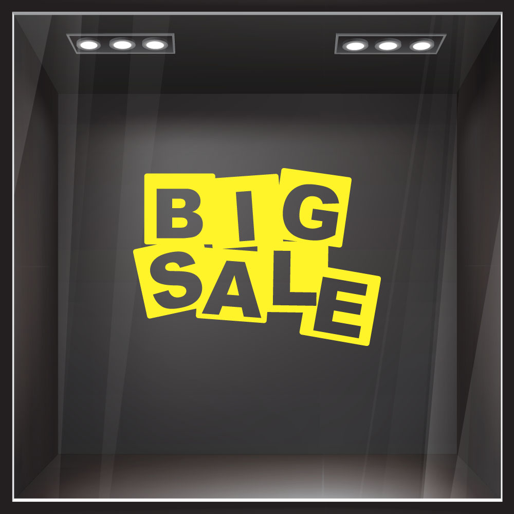 Αυτοκολλητο Εκπτωσεων BIG SALE
