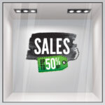Αυτοκολλητο Εκπτωσεων SALES C59