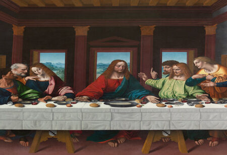 Πίνακας Πανοραμικός DA VINCI ΜΥΣΤΙΚΟΣ ΔΕΙΠΝΟΣ - Leonardo Da Vinci Sticky 5