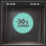 Αυτοκολλητο Εκπτωσεων SALES 49