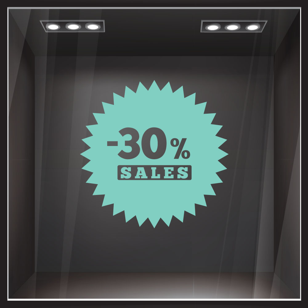 Αυτοκολλητο Εκπτωσεων SALES 49