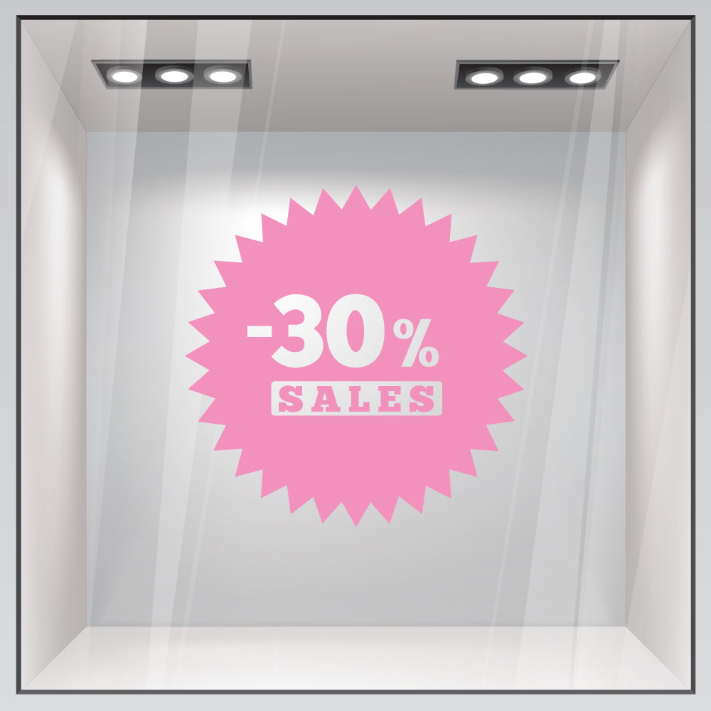 Αυτοκολλητο Εκπτωσεων SALES 49