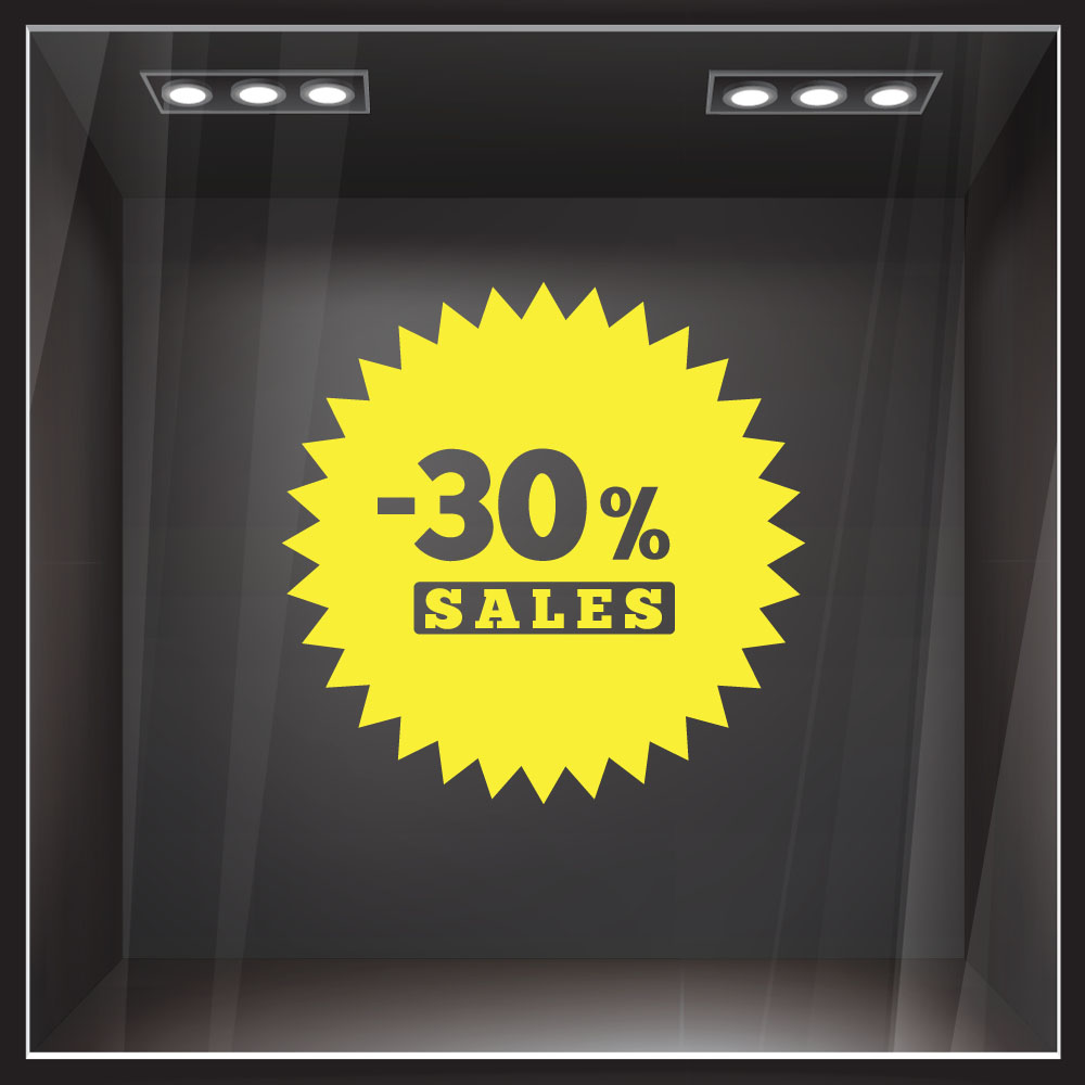 Αυτοκολλητο Εκπτωσεων SALES 49