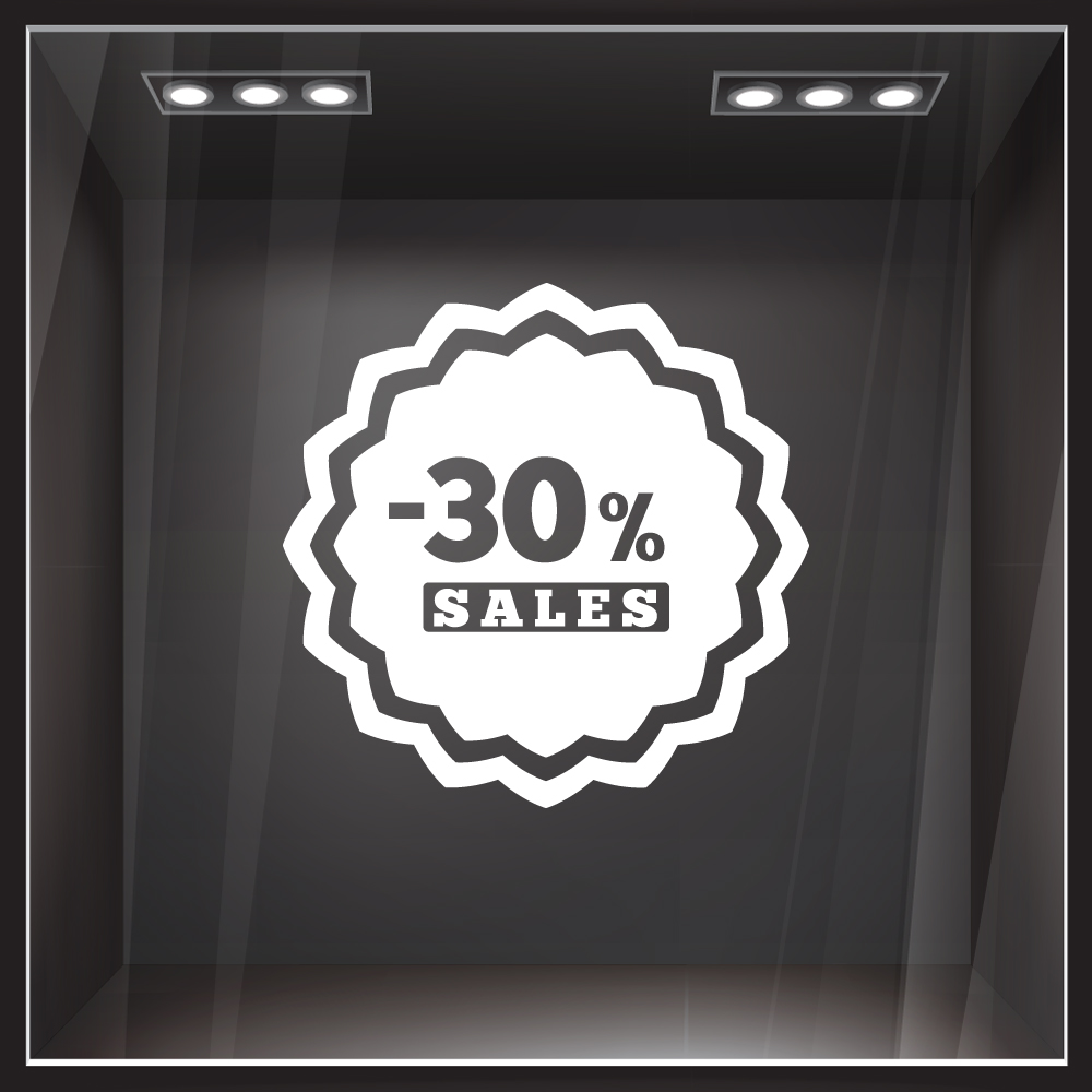 Αυτοκολλητο Εκπτωσεων SALES 50
