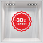Αυτοκολλητο Εκπτωσεων SALES 50