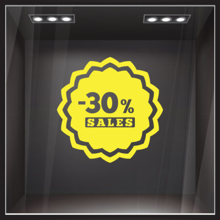 Αυτοκολλητο Εκπτωσεων SALES 50 - Αυτοκόλλητα εκπτώσεων Sticky 5