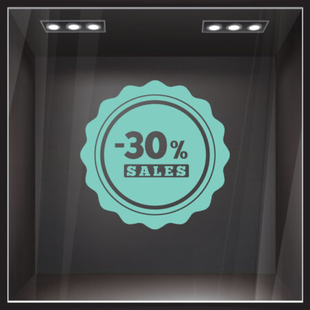 Αυτοκολλητο Εκπτωσεων SALES 51 - Αυτοκόλλητα εκπτώσεων Sticky 4
