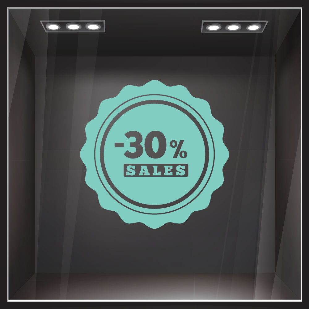 Αυτοκολλητο Εκπτωσεων SALES 51