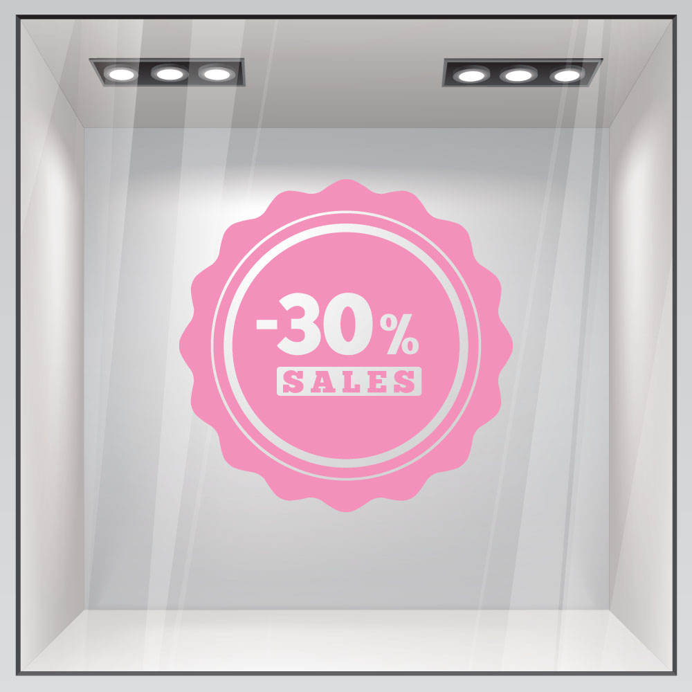 Αυτοκολλητο Εκπτωσεων SALES 51