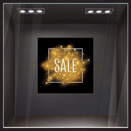 Αυτοκολλητο Εκπτωσεων GLITTER SALES - Αυτοκόλλητα εκπτώσεων