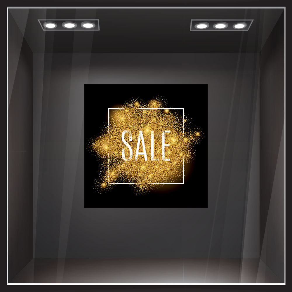 Αυτοκολλητο Εκπτωσεων GLITTER SALES