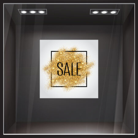 Αυτοκολλητο Εκπτωσεων GLITTER SALES - Αυτοκόλλητα εκπτώσεων Sticky 2