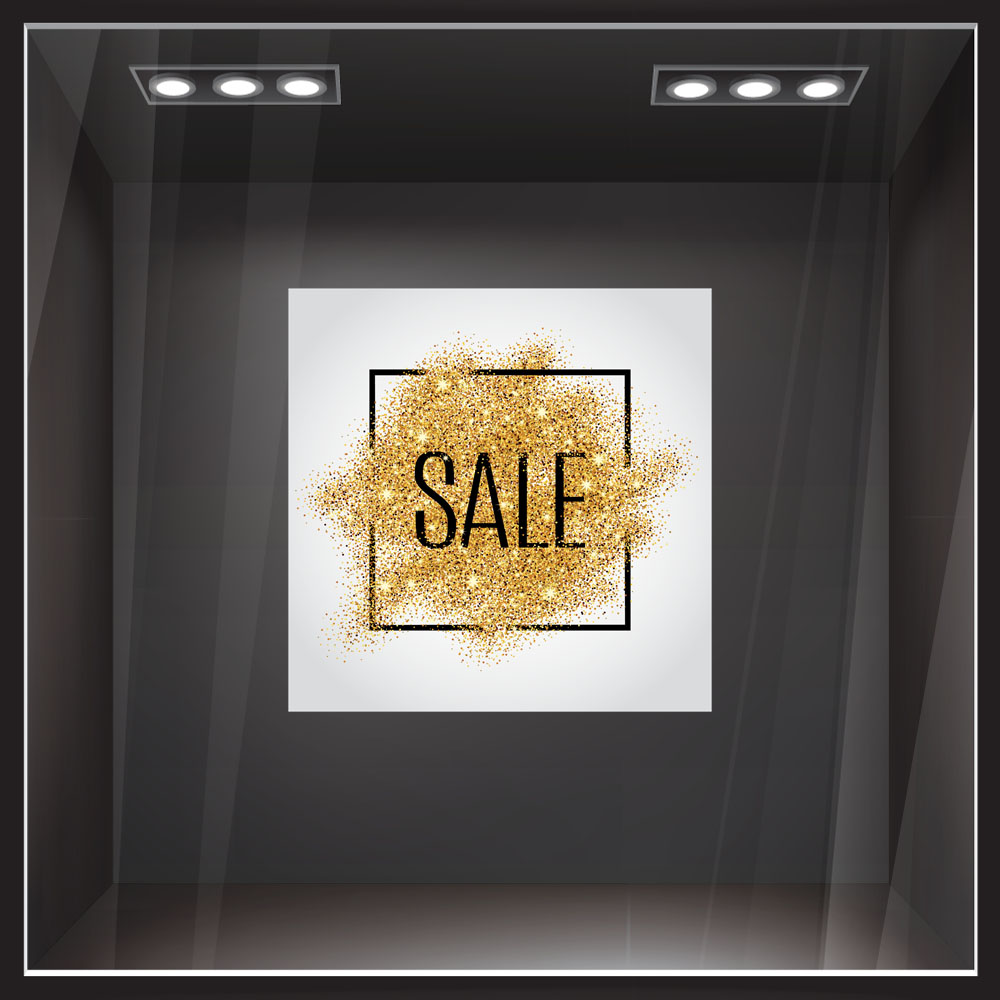 Αυτοκολλητο Εκπτωσεων GLITTER SALES
