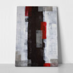 Πινακας σε καμβά GREY ABSTRACT