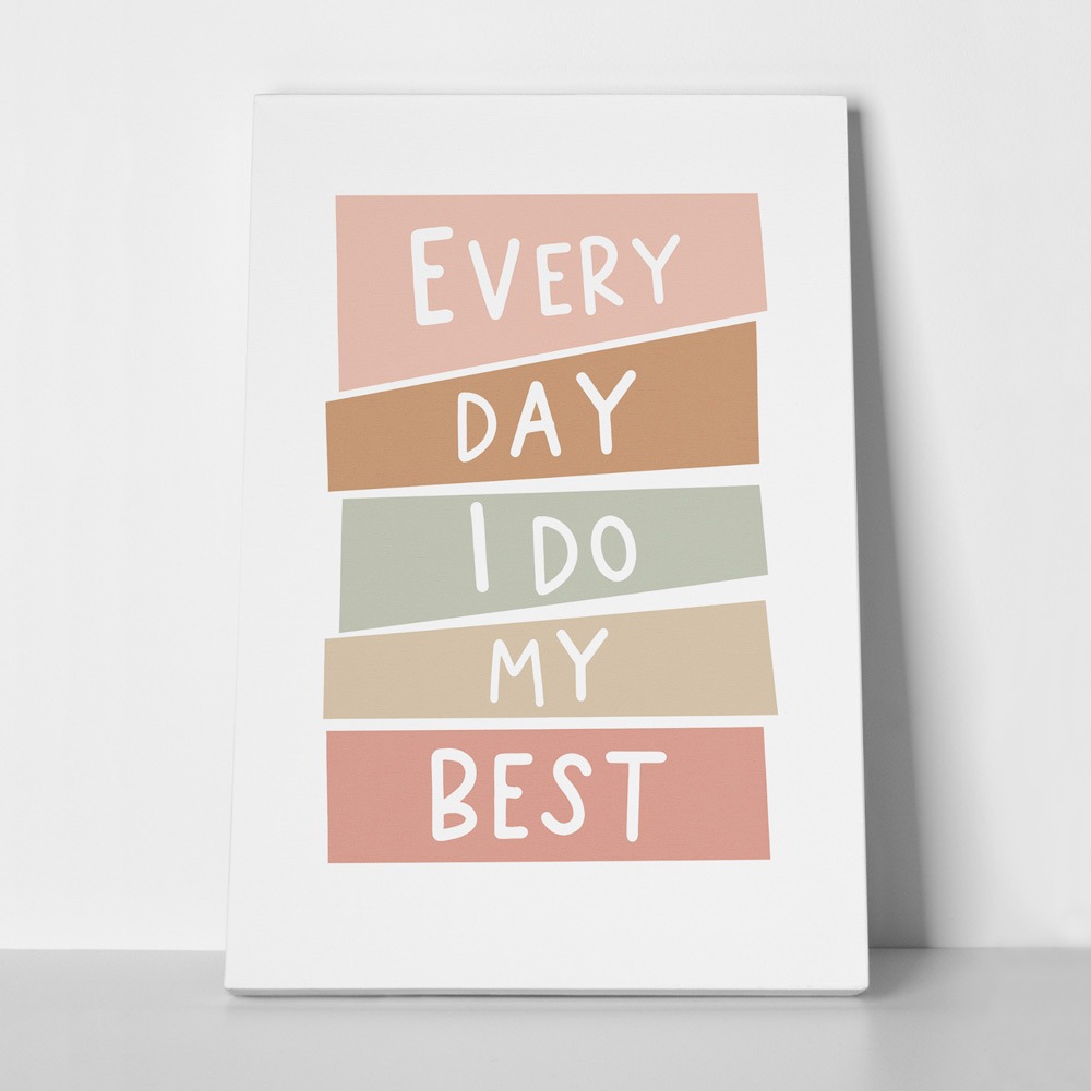 Πινακας σε καμβά I DO MY BEST