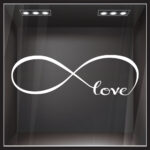 Αυτοκόλλητο βιτρίνας INFINITE LOVE