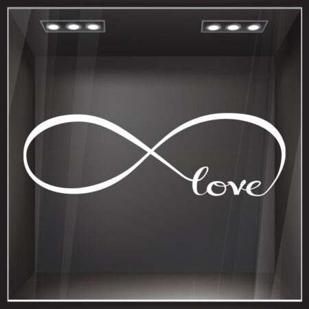 Αυτοκόλλητο βιτρίνας INFINITE LOVE - Sticky 1