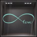 Αυτοκόλλητο βιτρίνας INFINITE LOVE