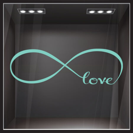 Αυτοκόλλητο βιτρίνας INFINITE LOVE -  Sticky 3