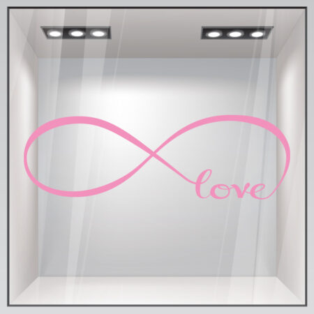 Αυτοκόλλητο βιτρίνας INFINITE LOVE -  Sticky 2