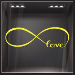 Αυτοκόλλητο βιτρίνας INFINITE LOVE