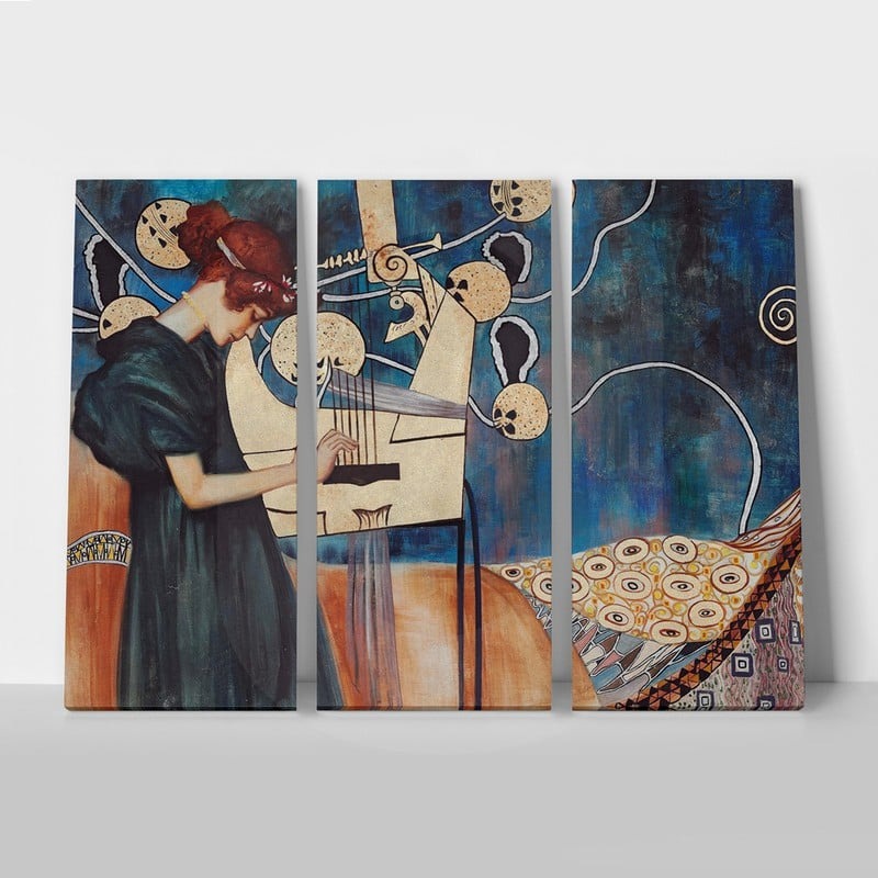 Τρίπτυχος Πινακας KLIMT MUSIC