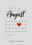 Πίνακας σε καμβά LOVE CALENDAR