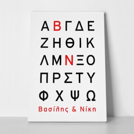 Πινακας σε καμβά LOVE LETTERS - Αγαπη - Ερωτας Sticky 1