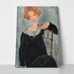 Πινακας σε καμβά MODIGLIANI - WOMAN WITH RED HAIR